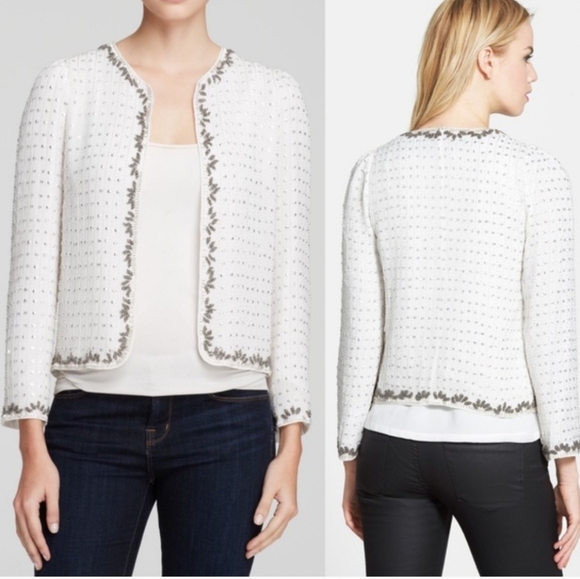 NWT French Connection Beaded Jacket - Picture 2 of 4